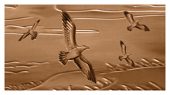 112 DA25-512-CP Birds Copper